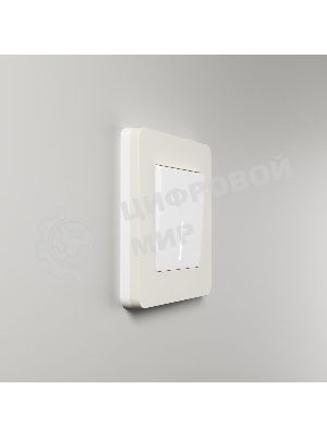 Рамка на 1 пост Split (айвори/белый,  soft-touch) W0013066