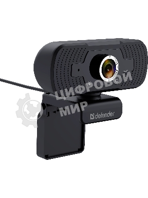 Веб-камера Defender G-lens 2591 2560x1440, 30 кадр/с, USB, микрофон, крепление на мониторе