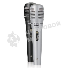 Микрофон проводной BBK CM215 2.5м черный/серебристый