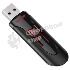 Флешка USB SanDisk CZ600 Cruzer Glide (SDCZ600-256G-G35), 256Gb, USB 3.0, R/W 100/20, черный