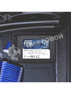Накопитель SSD Patriot P210, 128Gb, SATA III, 2.5