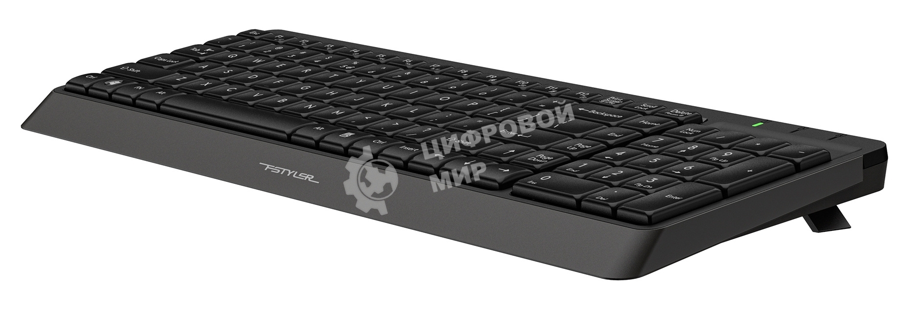 Клавиатура проводная A4Tech Fstyler FK15, USB, черный