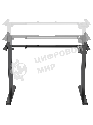 Подстолье Cactus CS-EDF-BK каркас черный