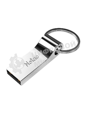 Флешка USB Netac U275 (NT03U275N-064G-20SL), 64Gb, USB 2.0, R/W 50/15, серебристый
