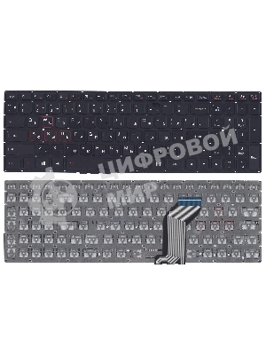Клавиатура для ноутбука Lenovo IdeaPad Y700 Y700-15ISK черная без подсветки