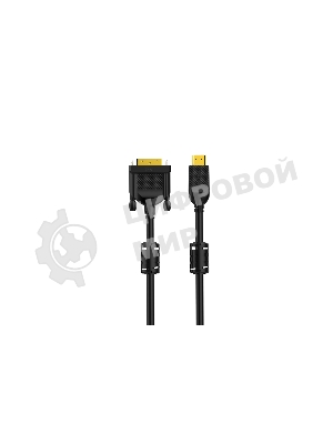 Кабель HDMI AM/DVI(24+1)M, 3 м, CU, 1080P@60Hz, 2F, VCOM CG484GD-3M