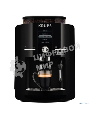 Кофемашина Krups Espresseria EA82F010 1450Вт черный/нержавеющая сталь