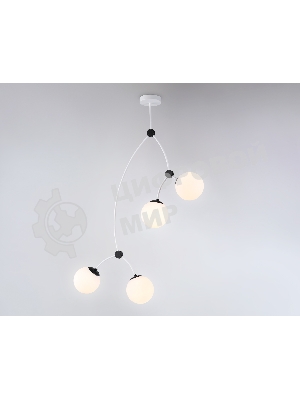 Светитльник Ambrella Light TR2572/4 WH/BK белый/черный E27/4 max 60W D790*1120