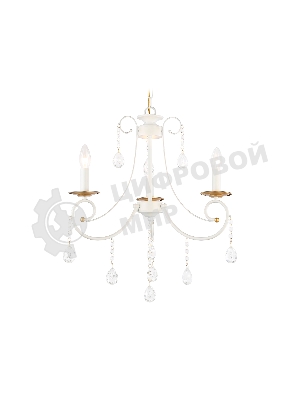 Светильник Ambrella light TR4915/3 WH/GD белый/золото E14/3 max 40W D550*860