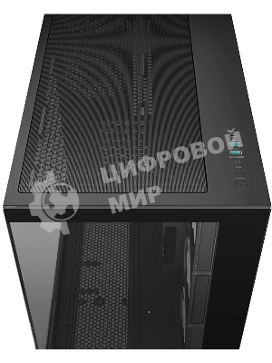 Компьютерный корпус Deepcool CG530 4F черный без БП ATX 2x120мм 2x140мм 2xUSB 2.0 1xUSB 3.0 audio bott PSU