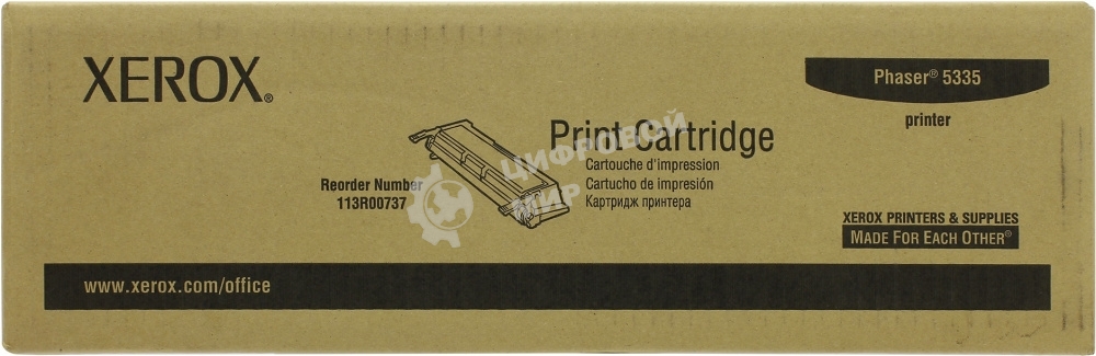 Картридж лазерный Xerox 113R00737 черный для Phaser 5335 (10000 страниц) (Channels)