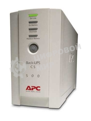 Источник бесперебойного питания APC Back-UPS BK500EI 300Вт 500ВА бежевый