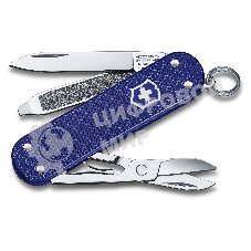 Нож перочинный Victorinox Classic Night Dive (0.6221.222G) 58мм 7функц. карт.коробка