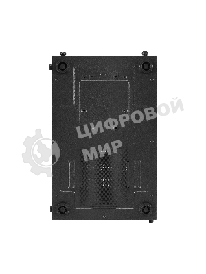 Компьютерный корпус Miditower ExeGate i3 BASE (ATX, без БП, с окном, 1*USB+1*USB 3.0, аудио, 4 вент. 12см с RGb подсветкой)