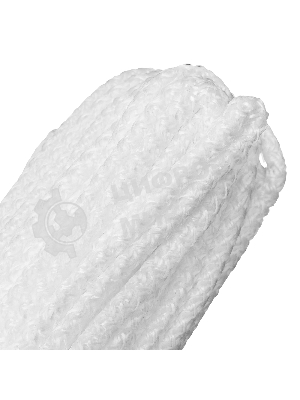 Шнур вязаный полипропиленовый Сибртех с сердечником, 6 мм, L20 м, 180-200 кгс, белый