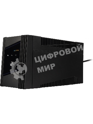 Источник бесперебойного питания SMARTWATT UPS UNI 450 черный 450/250 ВА/Вт, линейно-интерактивный, напольный, LED индикация, Shuko CEE7/4 - 2 шт.