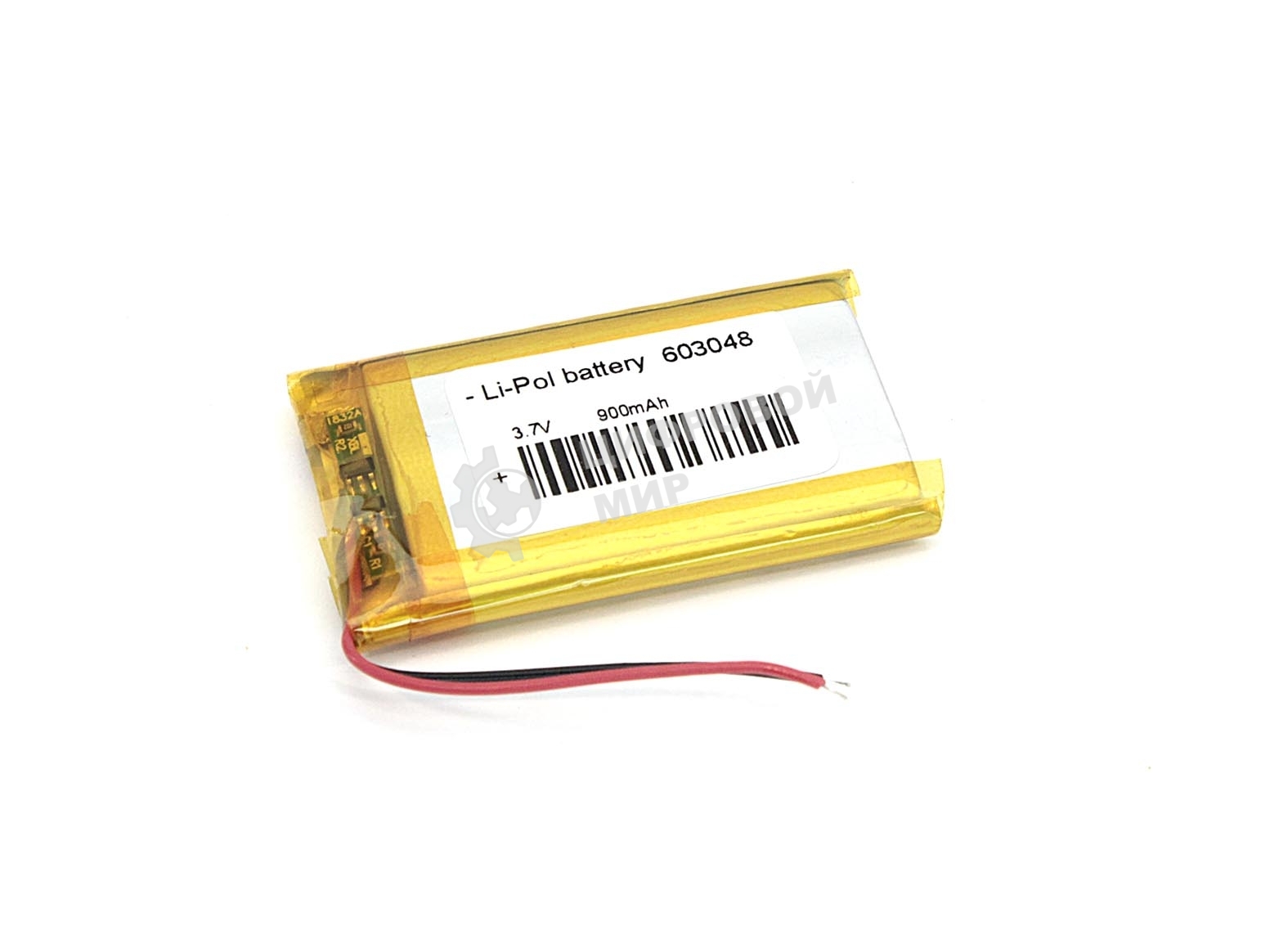 Аккумулятор Li-Pol (батарея) 6x30x48мм 2pin 3.7V/900mAh