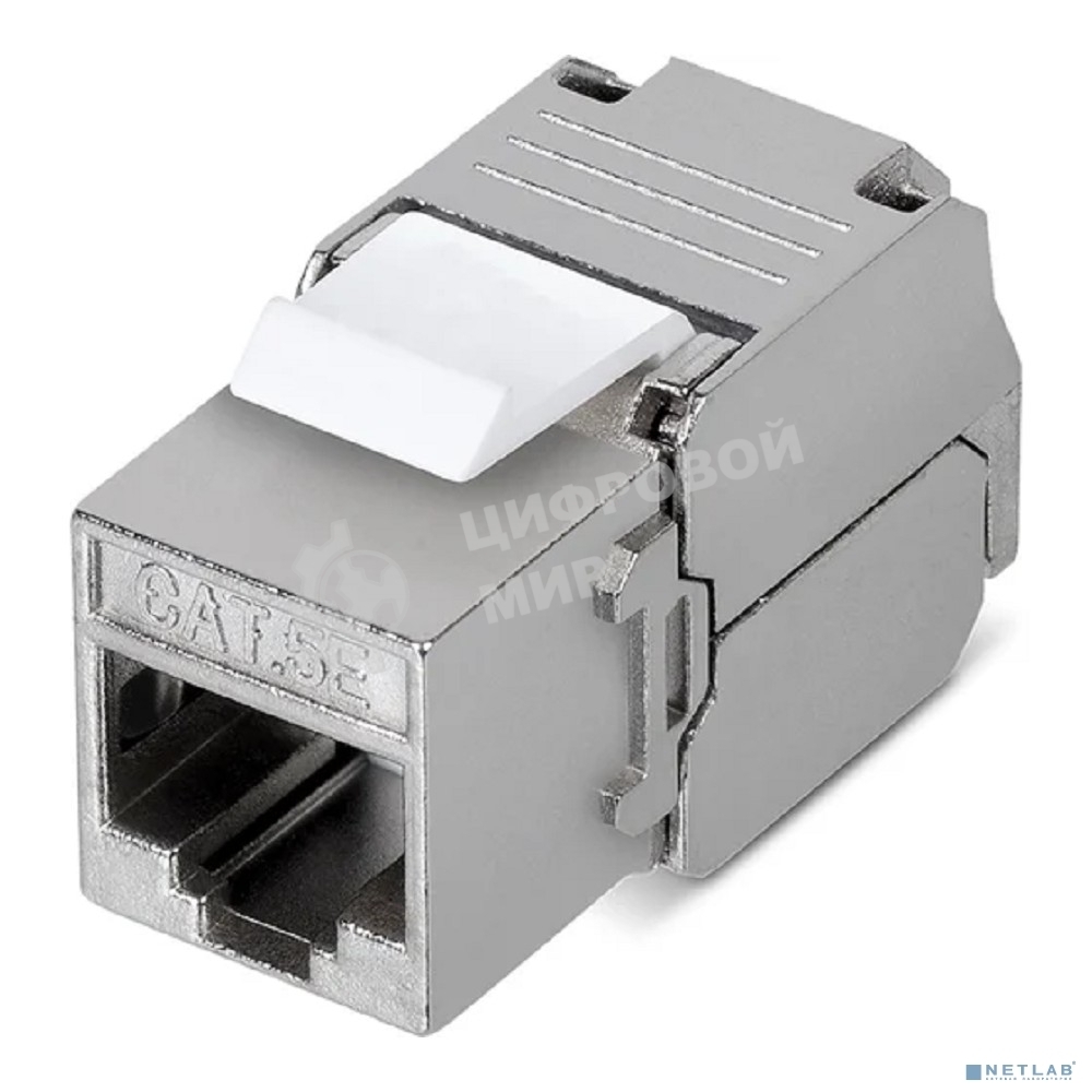 Модуль Keystone Rexant Jack RJ-45(8P8C), FTP экранированный, cat.5e, тип 180 градусов, самозажимной PRO