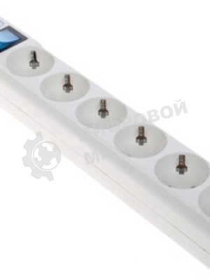 Сетевой фильтр Powercube SPL(5+1)-16B-P-3М-WHITE 3 м, 6 розеток, белый, коробка