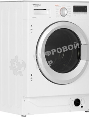 Стиральная машина встраиваемая Maunfeld MBWM1486S белый, загрузка фронтальная 8 кг, 1400 об/мин, класс A+++