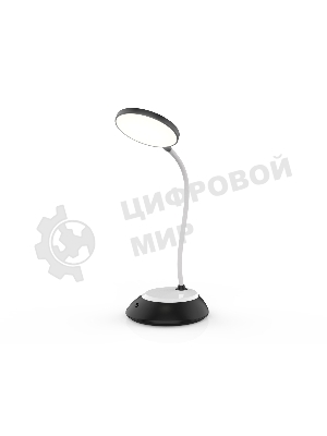 Светодиодная настольная лампа Ambrella light DE601 BK/WH черный/белый LED 2800-6500K 5W