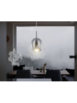 Подвесной светильник Ambrella light LH11123 BK/WH/SM черный/белый/дымчатый E27 max 60W D175*310