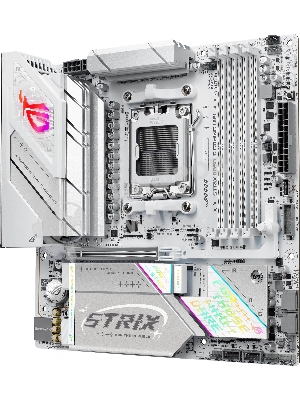 Материнская плата ASUS ROG STRIX B850-G GAMING WIFI, AM5, AMD B850, 4xDDR5, 2xSATA, 4xM.2, 1xPCIe 5.0 x16, DisplayPort, HDMI, 1x2.5Gb LAN, USB Type-C, Wi-Fi 7, Bluetooth, 2x3.5 мм, 7.1, microATX