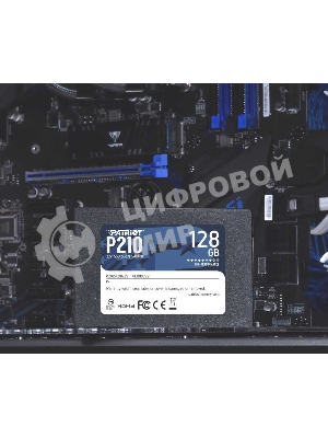 Накопитель SSD Patriot P210, 128Gb, SATA III, 2.5