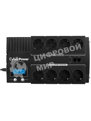 Источник бесперебойного питания CyberPower BR1000ELCD, Line-Interactive