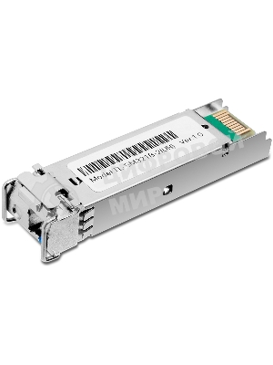Модуль TP-Link SFP 1000Base-BX WDM Bi-Directional SFP module, TX: 1310 nm and RX: 1550 nm, 1 LC Simplex port, up to 2 km transmission distance in 9/125 μm SMF (Single-Mode Fiber), Supports Digital Diagnostic Monitoring (DDM).