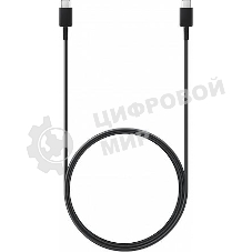 Кабель Samsung EP-DX310JBRGRU USB Type-C (m)-USB Type-C (m) 1.8м черный (упак.:1шт)