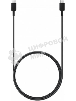 Кабель Samsung EP-DX310JBRGRU USB Type-C (m)-USB Type-C (m) 1.8м черный (упак.:1шт)