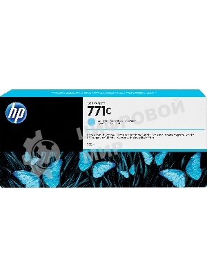Картридж струйный HP №771C B6Y12A светло-голубой для HP DJ Z6200 (775мл)