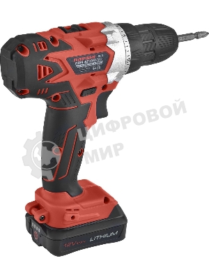 Дрель-шуруповерт Парма ДША-02-1312/2Li, 12 В, 1.3 Ач, 22 Нм, щеточный