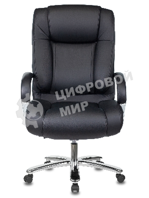 Кресло Бюрократ T-9925SL/BLACK черный, кожа