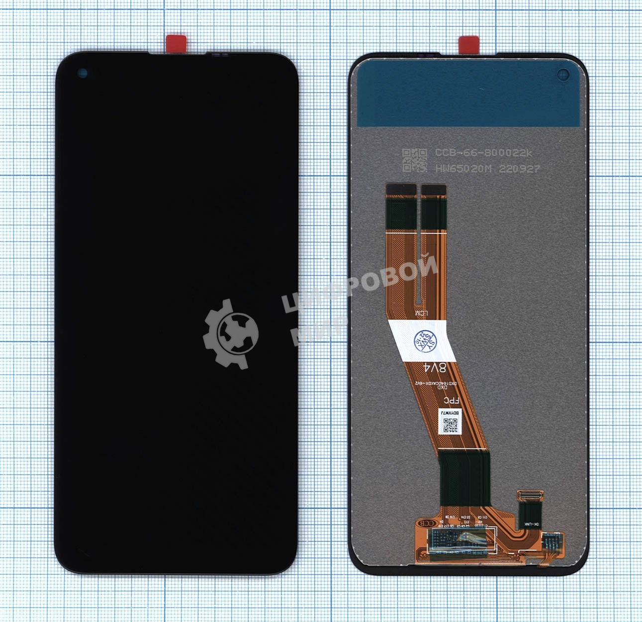 Дисплей для Samsung Galaxy A11 SM-A115F в сборе с тачскрином (In-Сell) черный