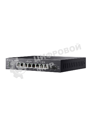 Коммутатор TP-Link SG2210XMP-M2, Smart линейки Omada с 8 портами PoE+ 2,5 Гбит/с и 2 портами SFP+