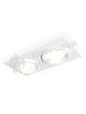 Комплект встраиваемого светильника Ambrella light XC6525064 SWH/FR белый песок/белый матовый MR16 GU5.3 (C6525, N6245)