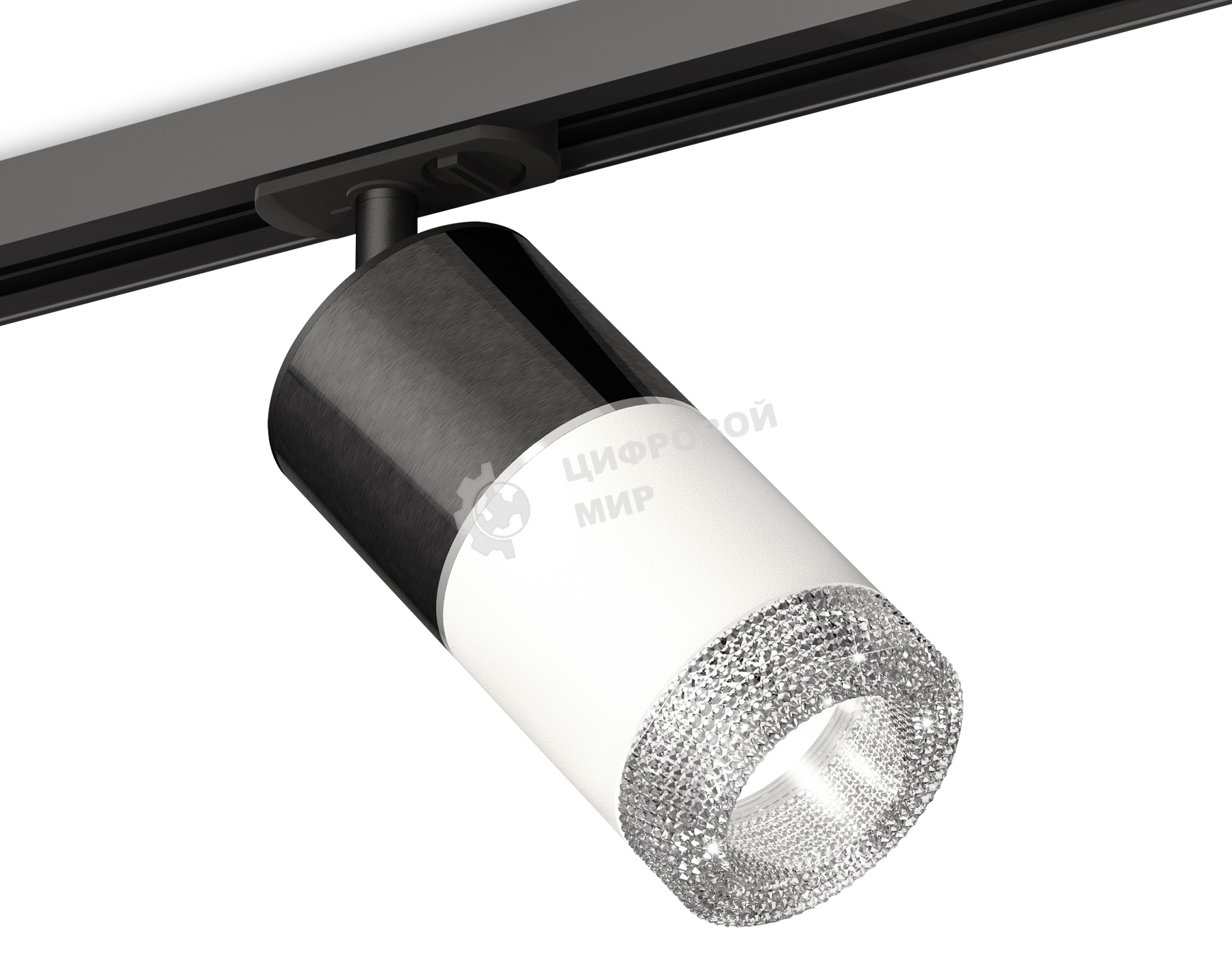 Светильник Ambrella light XT7401051 SWH/DCH/CL/SBK белый песок/черный хром/прозрачный/черный песок MR16 GU5.3