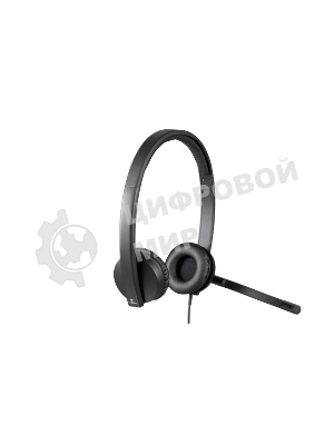 Гарнитура Logitech USB Headset H570e Stereo чёрный, проводная, USB