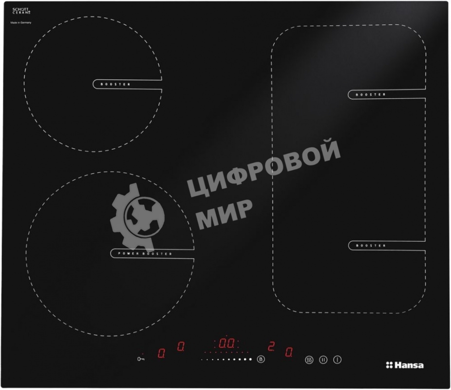 Индукционная варочная панель Hansa BHI68611 черный