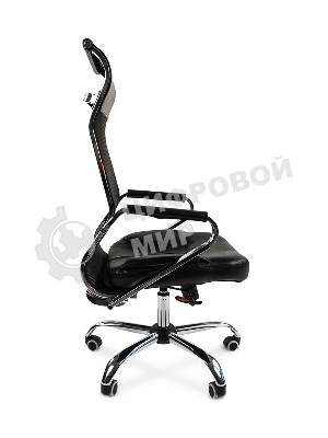 Кресло Chairman 700 черный, сетка, 120 кг, механизм качания