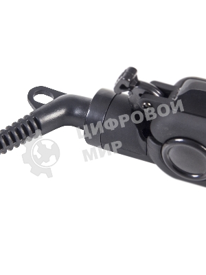 Выпрямитель для волос Galaxy GL 4505 черный/голубой, 27,5/57 мм, 200 °C, 1 режим