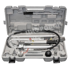 Растяжка гидравлическая Matrix 10 т, набор из 17 предметов, 7 сменных насадок, в пласт. кейсе