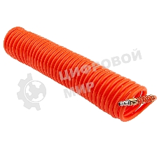 Шланг спиральный воздушный Stels 8х12 мм, 18 бар, с быстросъемными соединениями, 10 м
