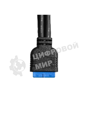 Планка портов в корпус Type-C ExeGate BrctUSB3-1C (USB 3.2 Gen1 20pin (IDC 20pin F) --> USB 3.2 Gen1 Type-Cf, кабель 30 см)