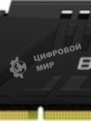 Оперативная память Kingston Fury Beast, DDR5, 64Gb (2x32 GB), 5600 MHz, CL36, радиатор, черный