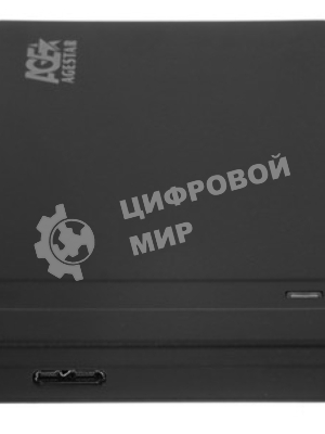 Внешний корпус для HDD AgeStar 3UB2P3 SATA III пластик черный 2.5