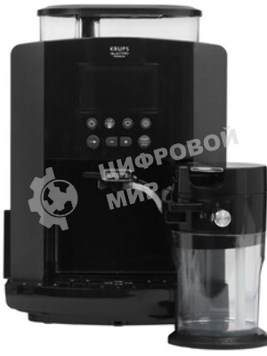 Кофемашина Krups Arabica Latte EA819E10 1450Вт черный/коричневый