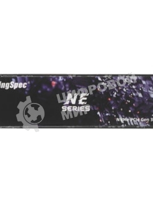 Накопитель SSD KingSpec NE-512, 512Gb, M.2 2280, PCIe 3.0 x4, NVMe, R/W 2400/1700